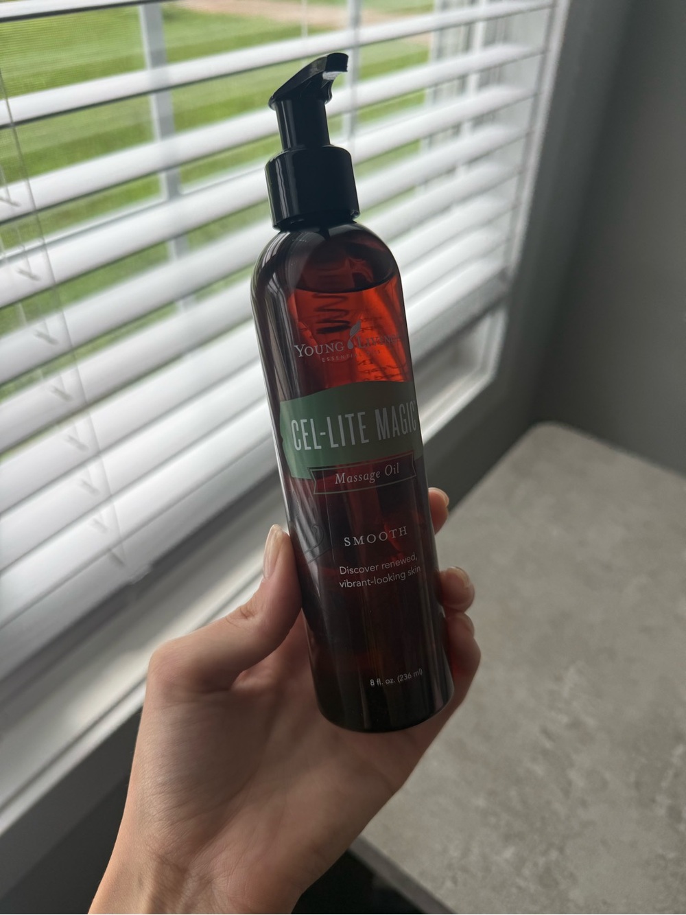 Young Living Cel-Lite Magic Massage Oil — Brown Bottle with Green Label